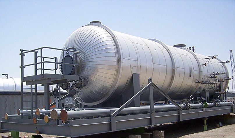 Crude oil dehydrator / desalter module – view 1