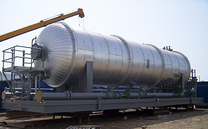 Crude oil dehydrator / desalter module – view 3