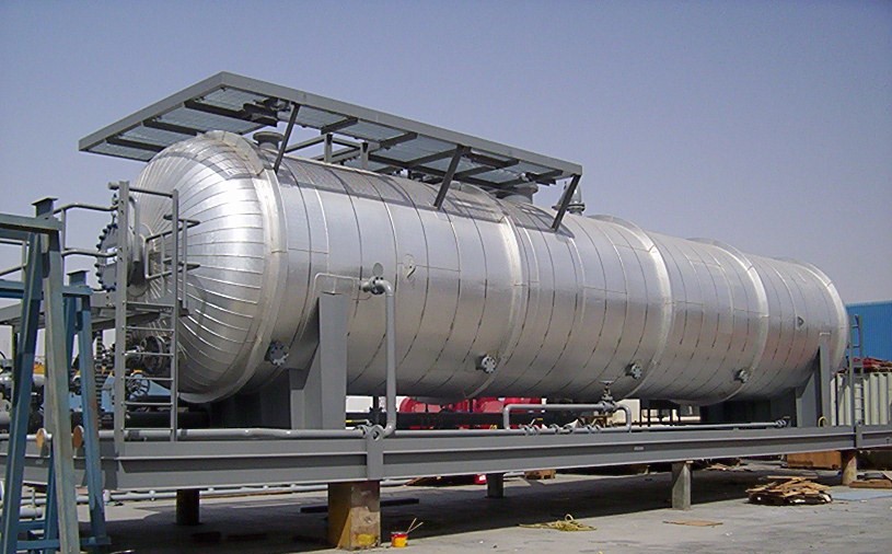 Crude oil dehydrator / desalter module – view 4